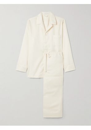Olivia von Halle - Vanderbilt Cashmere Pajama Set - Off-white - x small,small,medium,large,x large