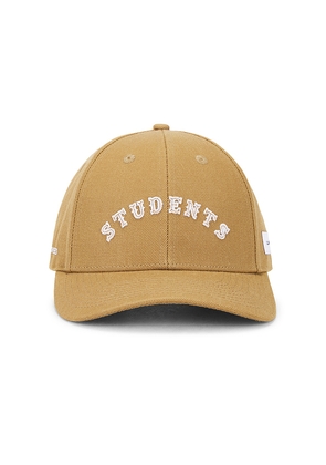 Students Golf Bases Covered Unstructured 6 Panel Wool Hat in Brown.