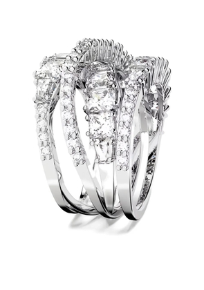 Swarovski Twist Wrap ring - Silver