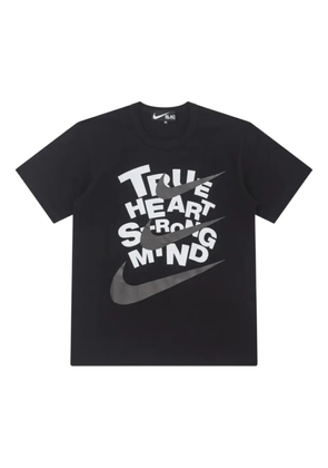 Nike x Comme des Garçons graphic-print T-shirt - Black