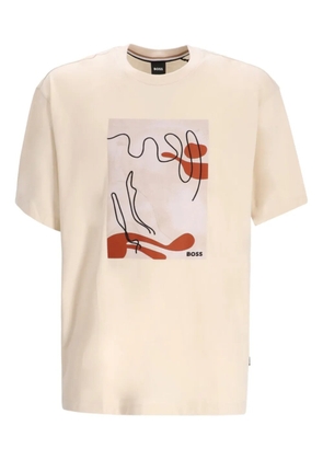 BOSS graphic T-shirt - Neutrals