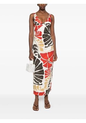 SIR. Julietta floral-print maxi dress - White