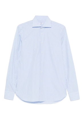 BORRIELLO NAPOLI striped cotton shirt - Blue