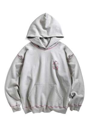 Anti Social Social Club logo-print hoodie - Grey
