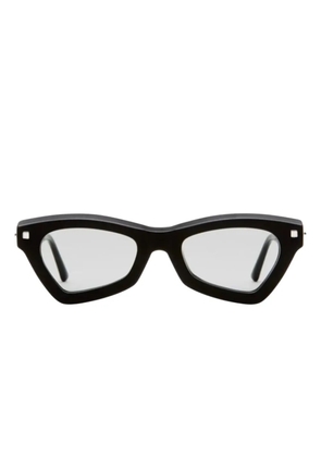 Kuboraum geometric-frame sunglasses - Black