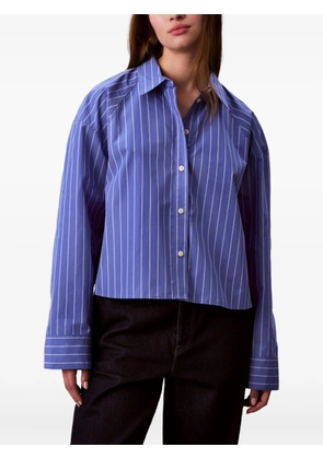Calvin Klein Jeans striped cotton shirt - Blue