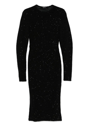 Fabiana Filippi sequinned midi dress - Black