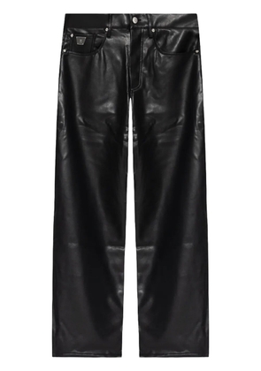 MISBHV faux-leather loose pants - Black
