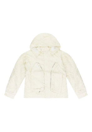 Who Decides War rippled jacket - Neutrals