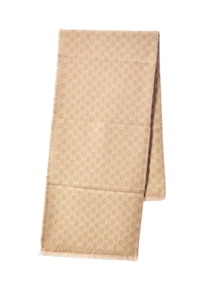 Gucci fringed-detail shawl - Neutrals