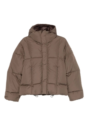 Bacon W Oaks Gda hooded quilted jacket - Brown