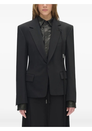 Ann Demeulemeester Rachele single-breasted blazer - Black