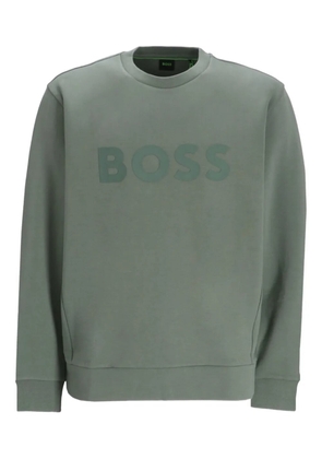 BOSS logo-stamp sweatshirt - Green