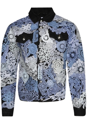 EARTHLING VIP Poetic Lust denim jacket - Purple