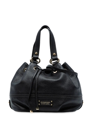 Burberry Pre-Owned 2000-2017 Grained Leather satchel - Black