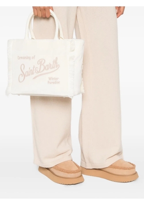 MC2 Saint Barth Colette fringed tote bag - White