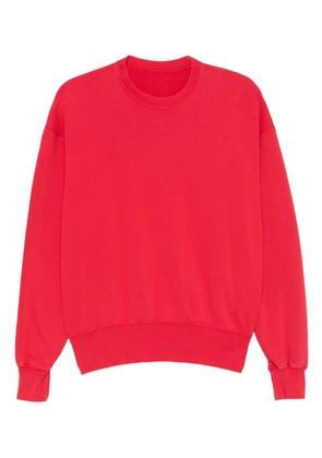 Kuro crew-neck long-sleeve sweatshirt - Red