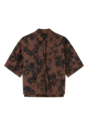 Lee Mathews Ivy floral-pattern shirt - Brown