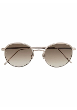Linda Farrow tinted round-frame sunglasses - Gold