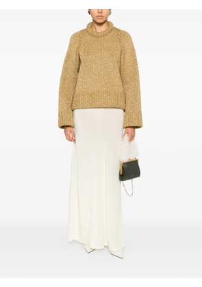 Nº21 ribbed roundneck knitwear - Gold