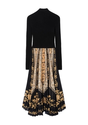 La DoubleJ Moondance pleated knit maxi dress - Black