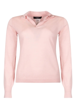 Weekend Max Mara long-sleeve polo sweater - Pink