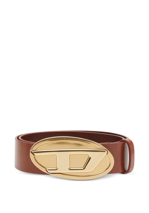 Diesel B-1dr 2.0 logo-buckle belt - Brown