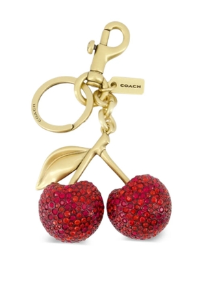 Coach cherry-motif bag charm - Gold
