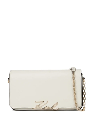 Karl Lagerfeld logo cross body bag - Neutrals