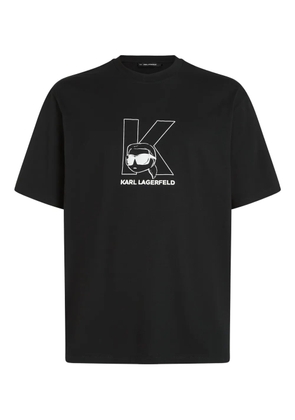 Karl Lagerfeld Ikon K-initial T-shirt - Black
