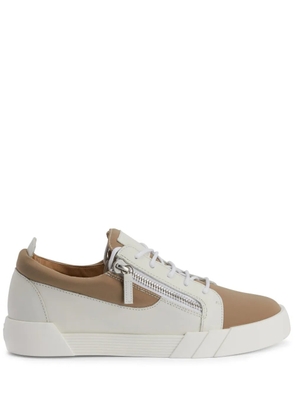 Giuseppe Zanotti Frankie leather low-top sneakers - Neutrals