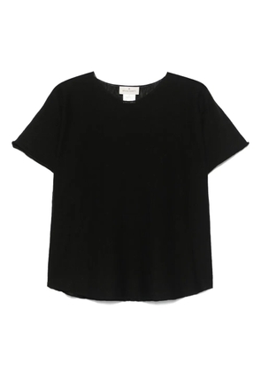 Bruno Manetti fine-knit T-shirt - Black