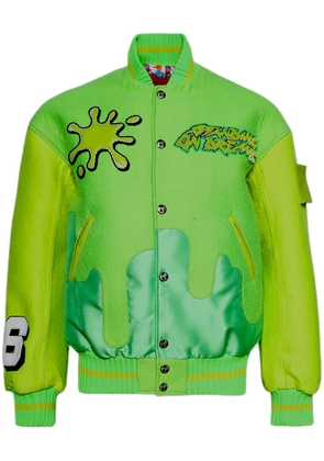 MEMBERS OF THE RAGE oversized varsity jacket - Green