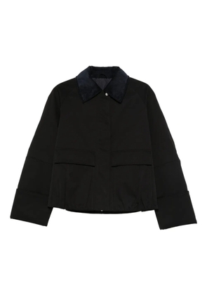 OOF WEAR corduroy-collar pocket jacket - Black