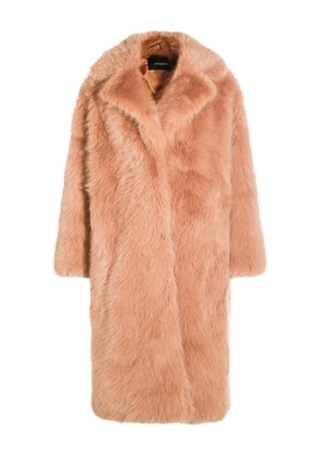 LOU ANDREA faux-fur coat - Neutrals