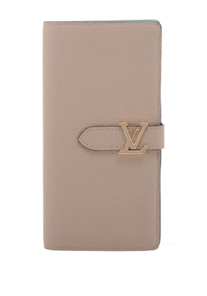 Louis Vuitton Pre-Owned 2021s LV vertical leather wallet - Neutrals