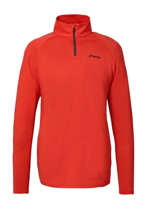 PHENIX zip neck sweatshirt - Orange