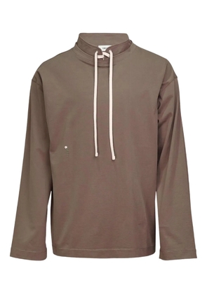 Diomene drawstring sweatshirt - Brown