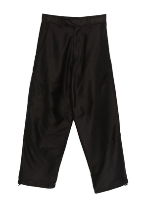 Goldwin 0 Helicoid cotton trousers - Black