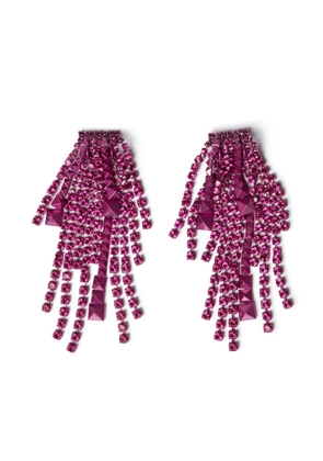 Valentino Garavani Brightrain crystal earrings - Pink