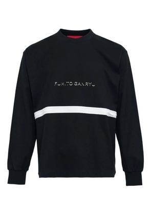 Fumito Ganryu Mantle long-sleeve T-shirt - Black