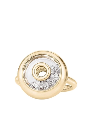 Moritz Glik 18K yellow gold Roda diamond ring