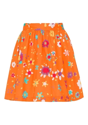 Lhd mini floral raleigh skirt - Orange