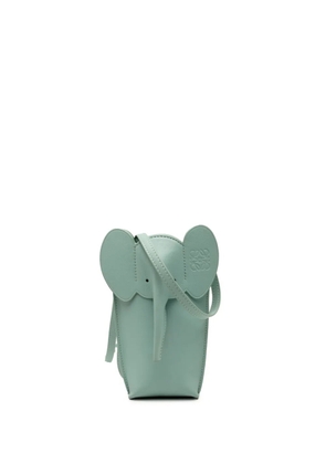 Loewe Pre-Owned 2022 Leather Elephant Pocket crossbody bag - Green
