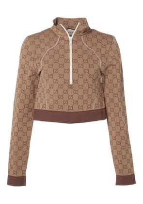 Gucci Pre-Owned 2023 GG-pattern sweatshirt - Brown