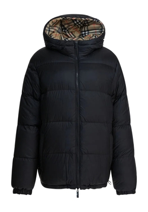 Burberry hooded check jacket - Neutrals