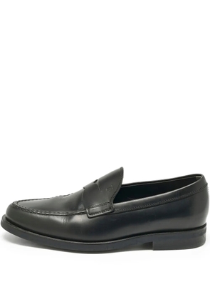 Tod's Vintage penny-strap leather loafers - Black