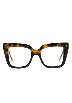 KYme Nike Col 2 square-frame glasses - Brown
