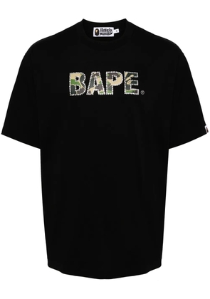 A BATHING APE® logo-printed T-shirt - Black