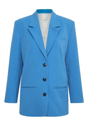 Gestuz Linda padded-shoulder blazer - Blue